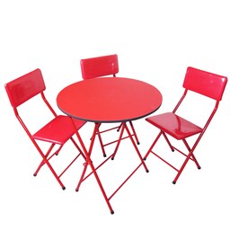 میز  و صندلی تحریر میزیمو مدل  خاطره   کد 9751 (مدل پایه رنگی)