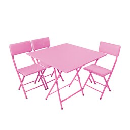 میز و صندلی ناهار خوری میزیمو مدل تاشو کد 10051 (مدل پایه رنگی) 