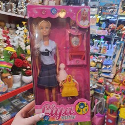 عروسک باربی دخترانه سایز بزرگ (liya)