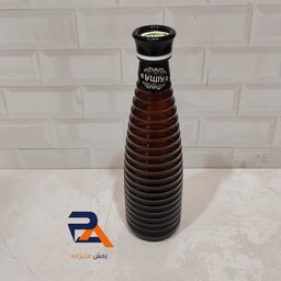 بطری موج قهوه ای شیشه ای  درب پلاستیکی  مناسب برای انواع مایع  جات