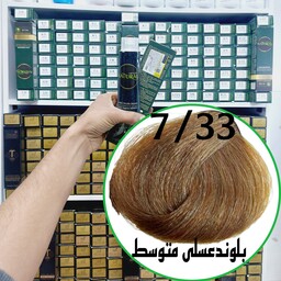 رنگ مو نچرال بلوند عسلی متوسط (7.33) حجم 120میلی لیتر  نچرال اینیستینکس