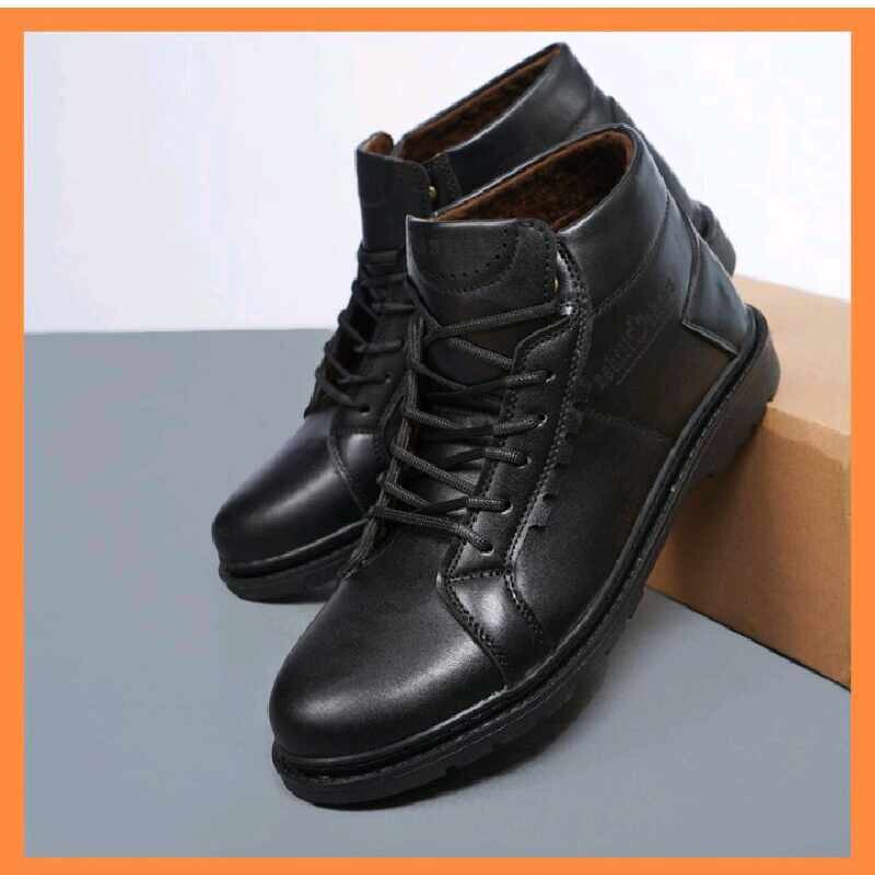 کفش طبی مردانه ساقدار نیم بوت رویه چرم قالب برند آشیلی  سایز 40 الی 44 با ارسال رایگان محصول پام مُد مشهدعرضه در باسلام 