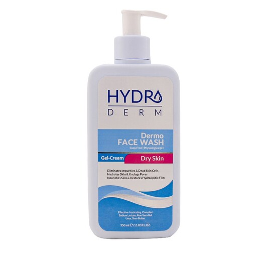 ژل شستشوی صورت هیدرودرم مناسب پوست های بسیار خشک و حساس 350 گرم
