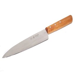 کارد(چاقو) حیدری مدل راسته ای دسته چوبی سایز 5