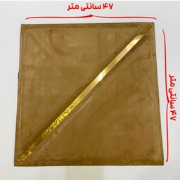 دیوارپوش لمسه پشت چسبدار مدل مثلث ابعاد 47.5در47.5 cm ضخامت 20میل (پس کرایه)