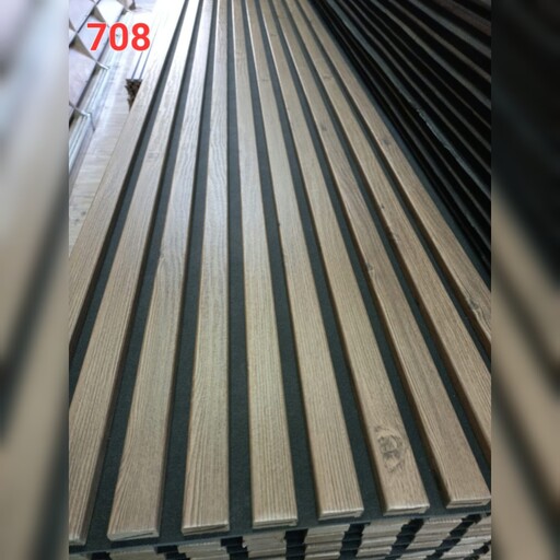 ترمووال فوم پنل کد 708 مغزMDF روکشPVC آماده نصب ابعاد 50 در280 cm، عرض چوب 3.2 mm (ارسال با باربری) (پس کرایه)