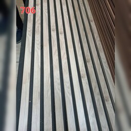 ترمووال فوم پنل کد 706 مغزMDF روکشPVC آماده نصب ابعاد 50 در280 cm، عرض چوب 3.2 mm (ارسال با باربری از تهران  به کل کشور)