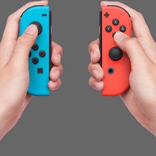 دسته بازی نینتندو سوییچ مدل Joy Con Red blue