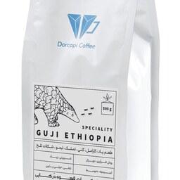 قهوه اسپشیالیتی اتیوپی گوجی درکاپی نچرال