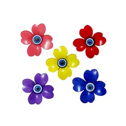 مگنت طرح گل آهنربای قوی و محکم دارای 5 رنگ زیبا بسته ی 5 عددی 25000 تومان