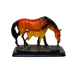 مجسمه اسب جنس سرامیک استند دار بسیار با کیفیت