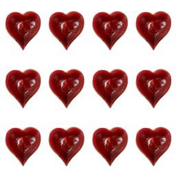 شمع وارمر مدل قلب قرمز بسته 12 عددی 