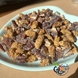 مخلوط چیپس خرما و توت خشکِ خوشمزه جان (160 گرمی) 