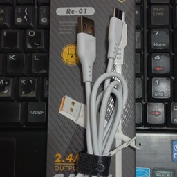کابل شارژ فست گوشی موبایل تایپ سی رکسل.  Fast Charging Type-C Cable REXELL