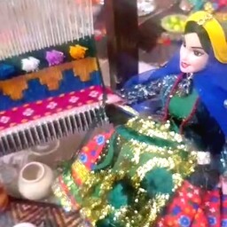 عروسک سنتی دختر قالیباف 