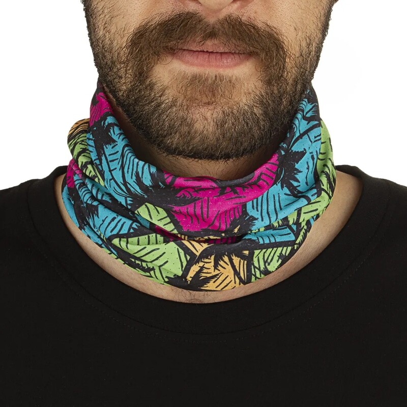 دستمال سر و گردن کوهنوردی اسکارف تابستانی طرحدار سوزنی HEADGEAR مدل PROFIT-BRS ( چند رنگ )
