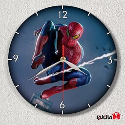 ساعت دیواری فانتزی اسپایدر من ( مرد عنکبوتی) مان لیزر 18