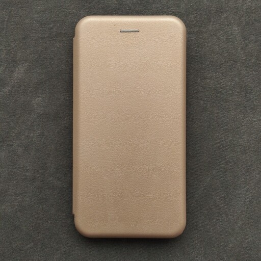 کیف کتابی طلایی مناسب  آیفون 7 پلاس iPhone 7 Plus (iphone7plus) - آیفون 8 پلاس iPhone 8 Plus (iphone8plus)