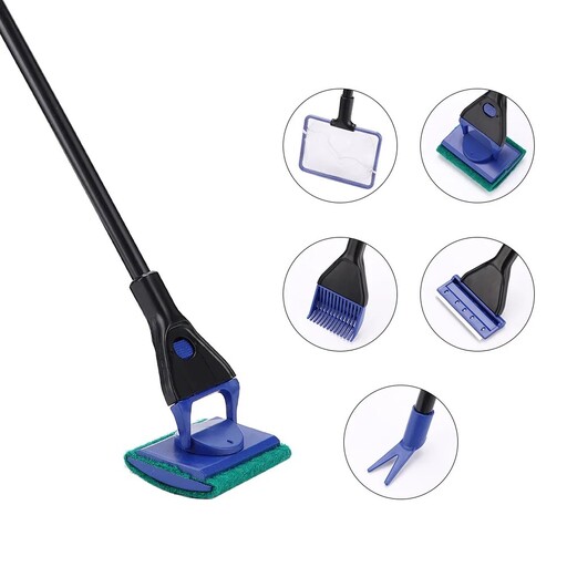 ست چند کاره (پنج کاره) نظافتی آکواریوم جینگی cleaning set jingei JY-5X