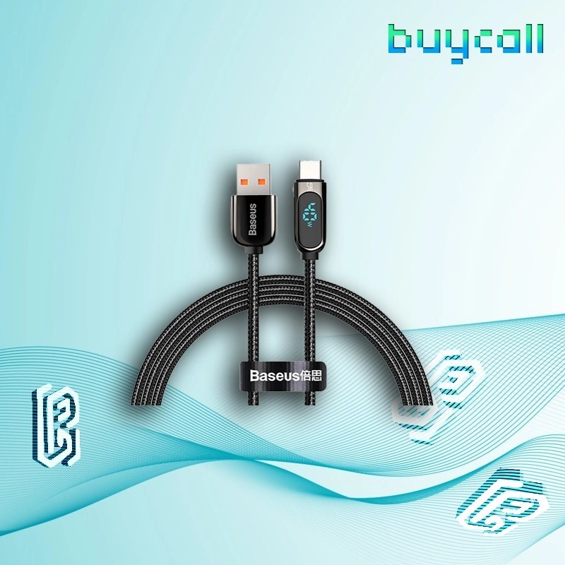 کابل تبدیل USB به Type-C باسئوس مدل Digital Display of Power CATSK طول 2 متر-اصالت و سلامت فیزیکی