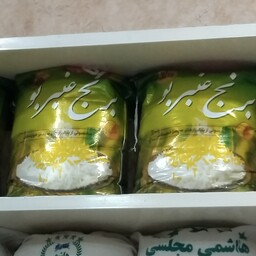 برنج عنبربو خوزستان 10کیلو گرمی بسته 3عددی