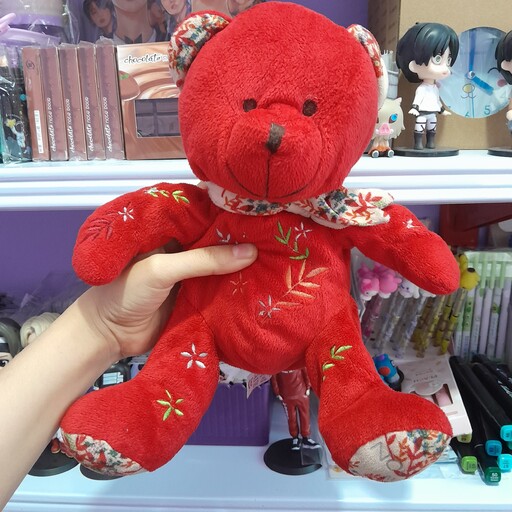 عروسک خرس قرمز  ولنتاین