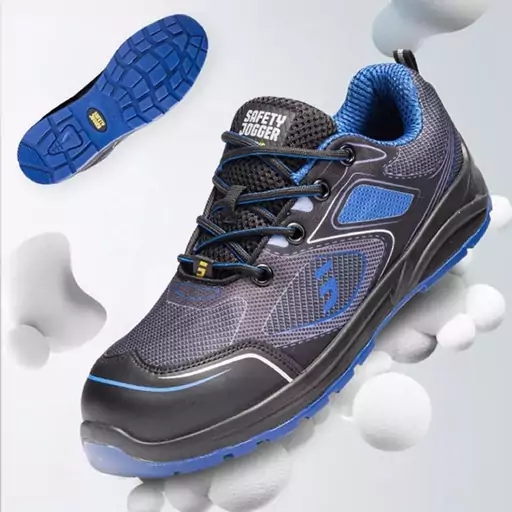 کفش ایمنی مهندسی اسپرت برند سیفتی جاگر (SAFETY JOGGER) مدل الکترواستایک CADOR-BLUE