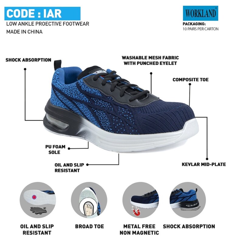 کفش ایمنی ورک لند مدل مهندسی اسپرت کد IAR