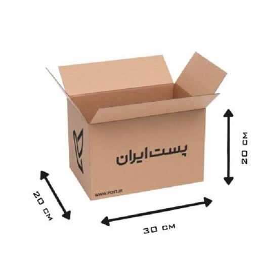 کارتن پست سایز 4 طبق استاندارد شرکت پست ایران