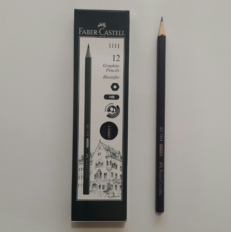 مداد مشکی فابر کستل شش وجهی (Faber-Castell) بسته ای