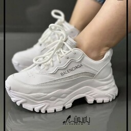 کفش زنانه مدل بالنسیاگا،کتونی لژدار سفید،سایز بندی 37 تا 40 