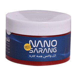 ژل واکس همه کاره نانوسارنگ 50 گرمی بی رنگ کارتن 24 عددی