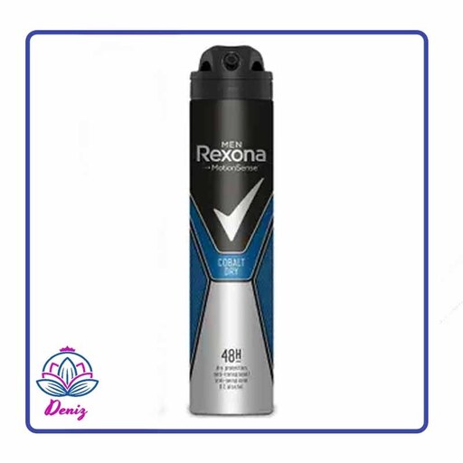 اسپری ضد تعریق مردانه رکسونا (Rexona) مدل Cobalt dry حجم 200 میلی لیتر