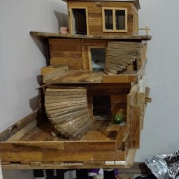 ماکت خانه چوبی