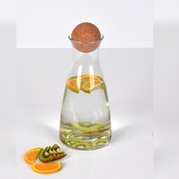 بطری هدیکا دنیز بدنه شیشه درب چوبی یک لیتری