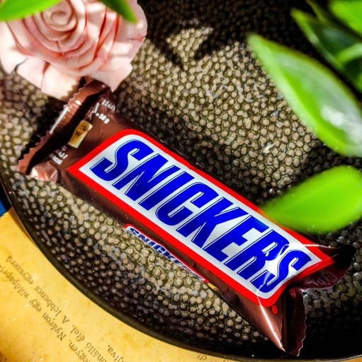 شکلات اسنیکرز  ( 50 ) گرمی با مغز بادام زمینی snickers