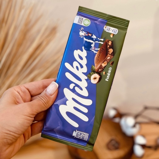 شکلات میلکا فندقی 100 گرمی milka