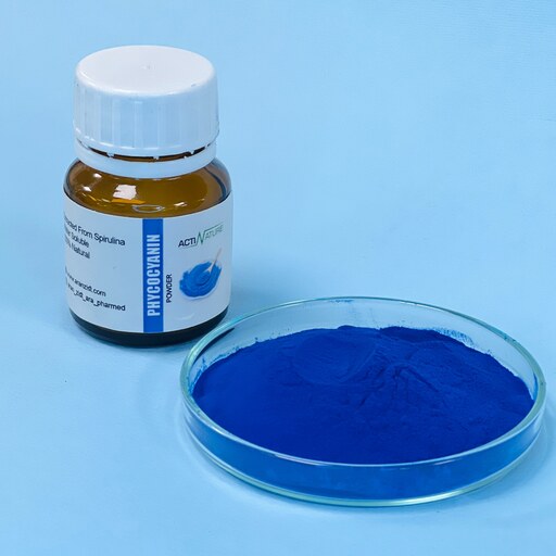 اسپیرولینا آبی (فیکوسیانین) آرانیچر  - پودر خوراکی 100درصد خالص (آنتی اکسیدان طبیعی)- محافظت از پوست و کاهش التهاب