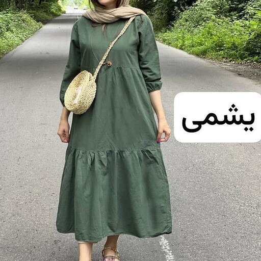 مانتو پیراهنی بلند زنانه، ساحلی الیاف بلند زنانه ، ساحلی آدرینا 