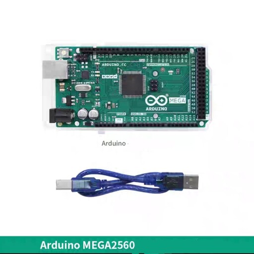 برد اورجینال ایتالیایی Arduino  MEGA 2560   به همراه کابل USB