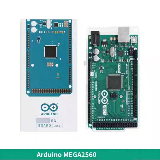 برد اورجینال ایتالیایی Arduino  MEGA 2560   به همراه کابل USB