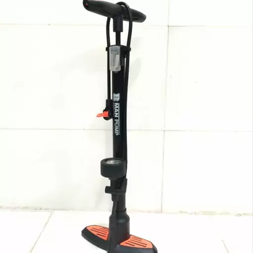 تلمبه کارگاهی مناسب دوچرخه انواع وسایل بادی و خودرو Man pump غرفه چرخستان