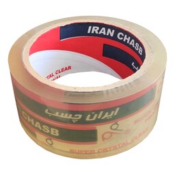 نوار چسب شیشه ای پهن، ایران چسب 90یارد 48میکرون