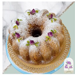 کیک خانگی هل و گلاب(1 کیلو) بدون مواد نگهدارنده 