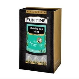 چای ماچا با نعنا فان تایم بسته 14 عددی 