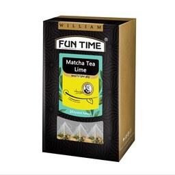  چای ماچا با لیمو فان تایم بسته 14 عددی