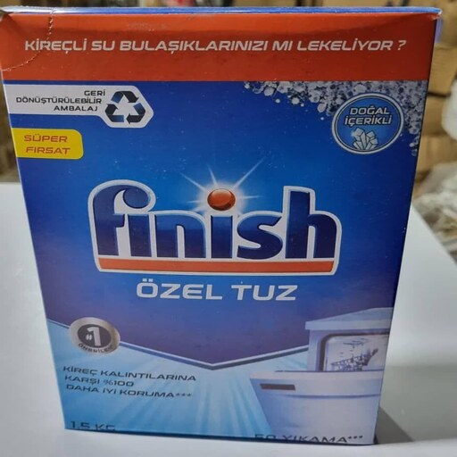 نمک ماشین ظرفشویی فینیش مدل Ozel Tuz وزن 1500 گرم