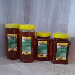  عسل تازه پک 4کیلویی طبیعی شامل عسل های ( چهل گیاه )(گون)(اویشن)(کوهستان)