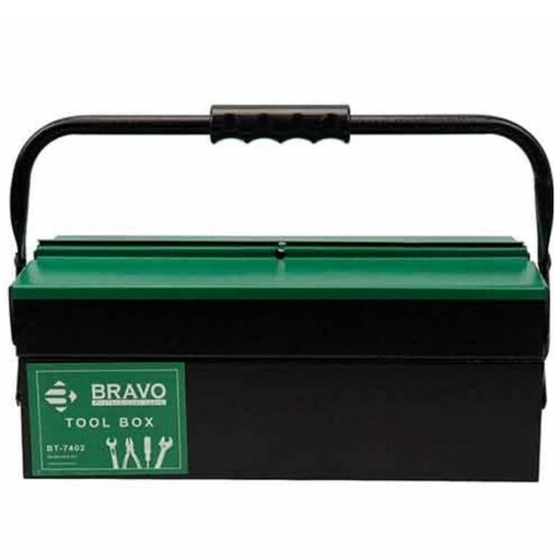 جعبه ابزار فلزی 40سانت 2طبقه BRAVO