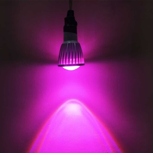 هالوژن لامپ هالوژن رشد گیاه 7 وات پایه MR16 سوزنی مخصوص رشد گیاه Grow Light صورتی بنفش